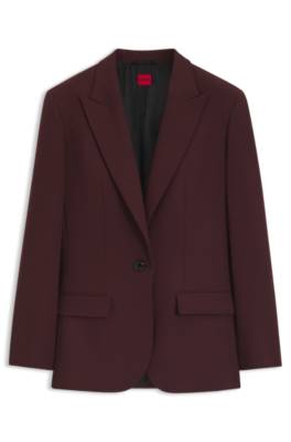 Hugo Modern-fit blazer with peak lapels dam – bild 4