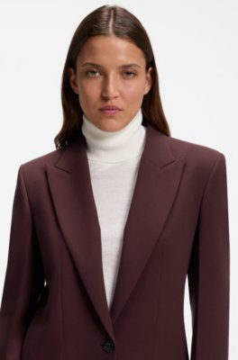 Hugo Modern-fit blazer with peak lapels dam – bild 3
