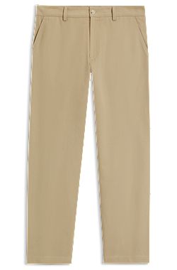 BOSS BY BECKHAM Chino relaxed fit in twill di cotone