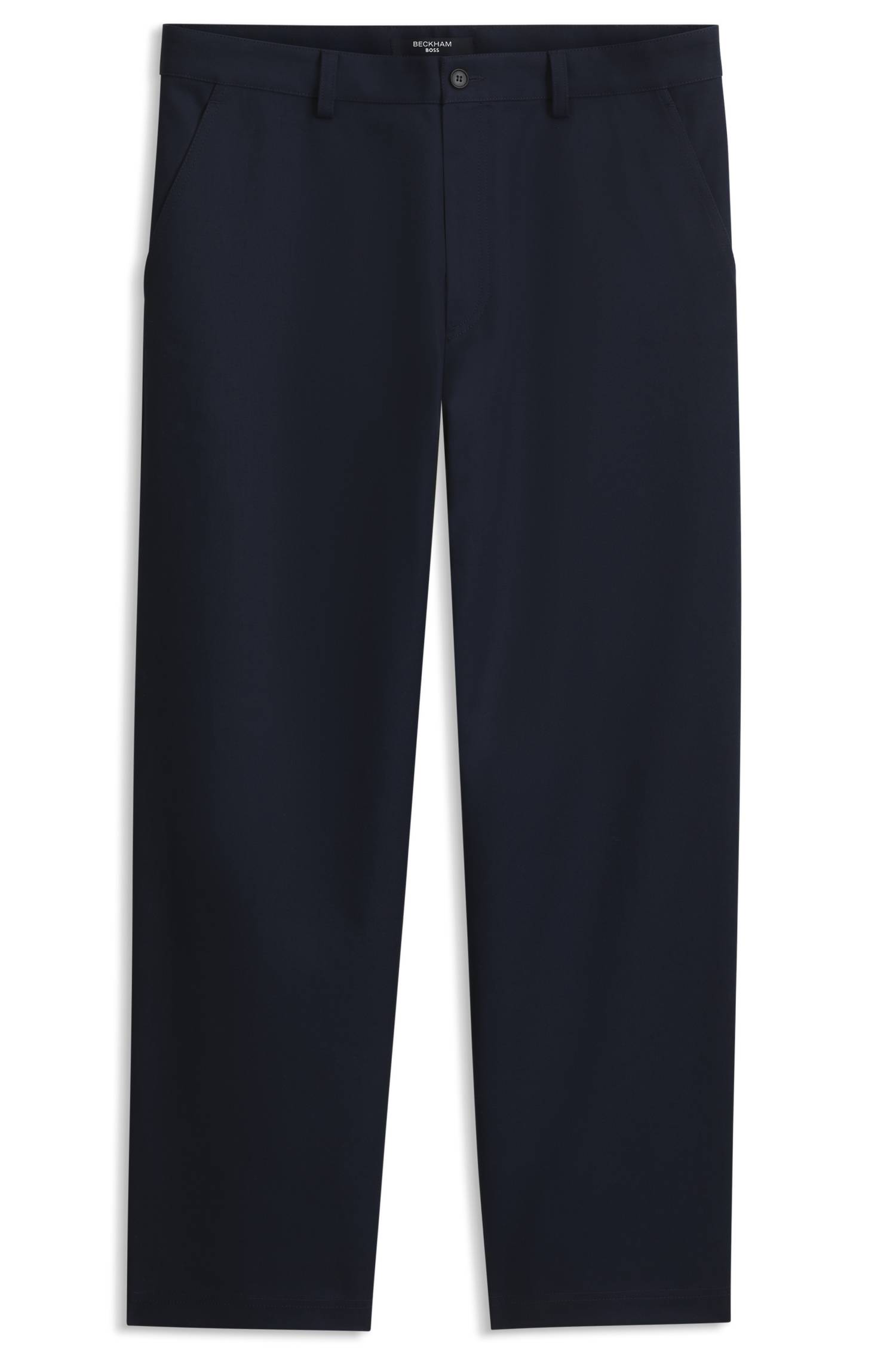 Boss BY BECKHAM relaxed-fit chinos in cotton twill byxor herr – bild 4
