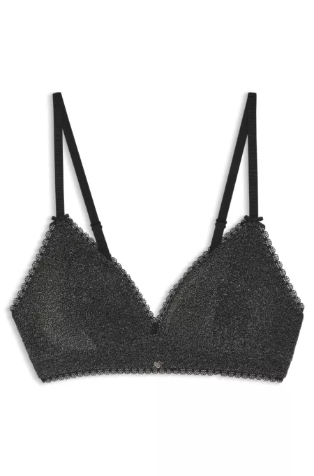 Soutien-gorge avec breloque en forme de cœur et bretelles ajustables