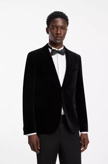 Veste Extra Slim en velours de coton