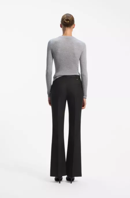 Pantalon Slim bootcut à rayures tennis