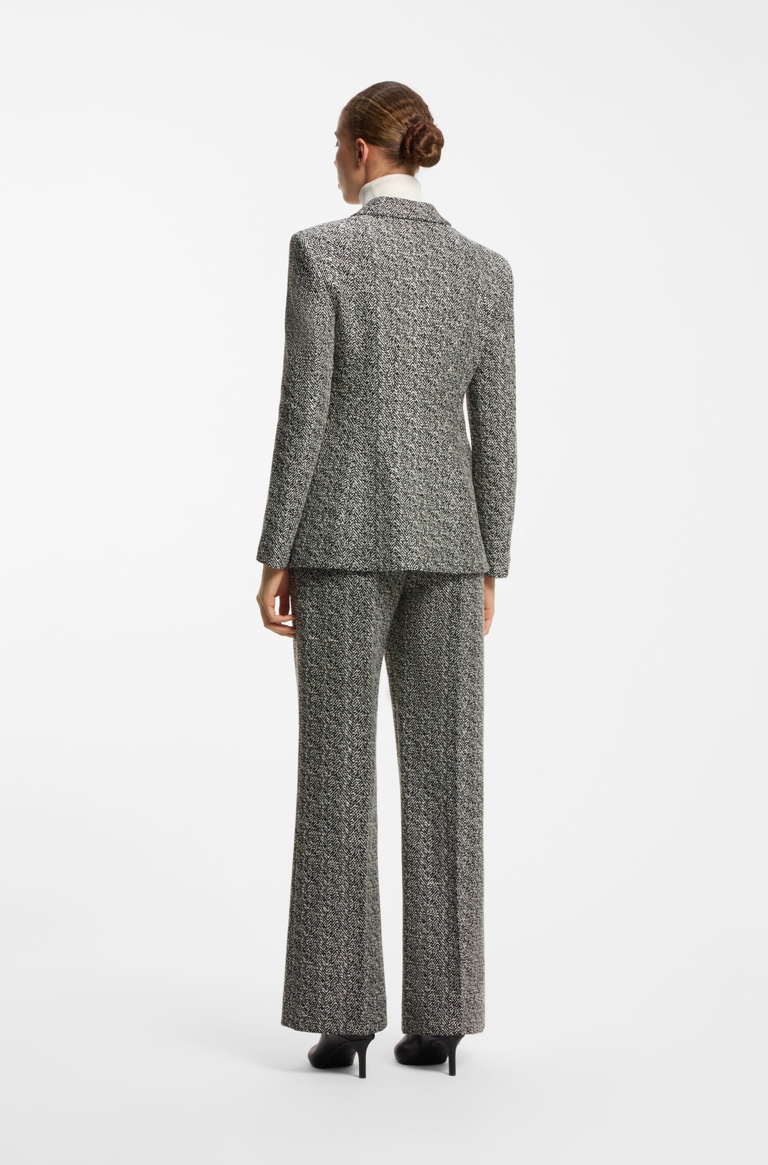 Hugo Regular-fit blazer with herringbone pattern – bild 2