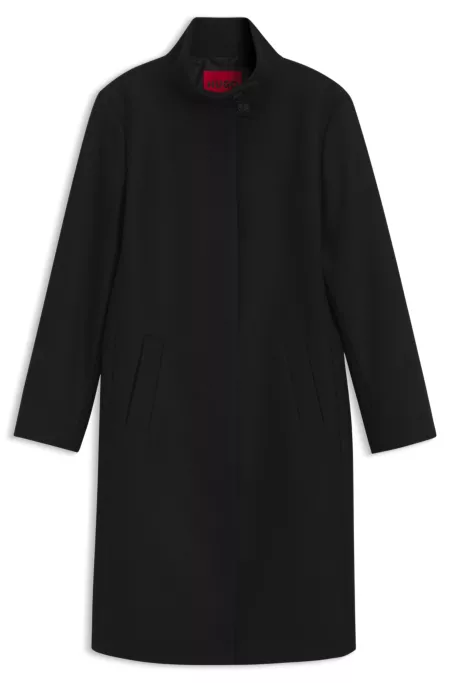 Manteau Regular en laine mélangée