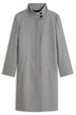 Regular-fit coat in a wool blend 4