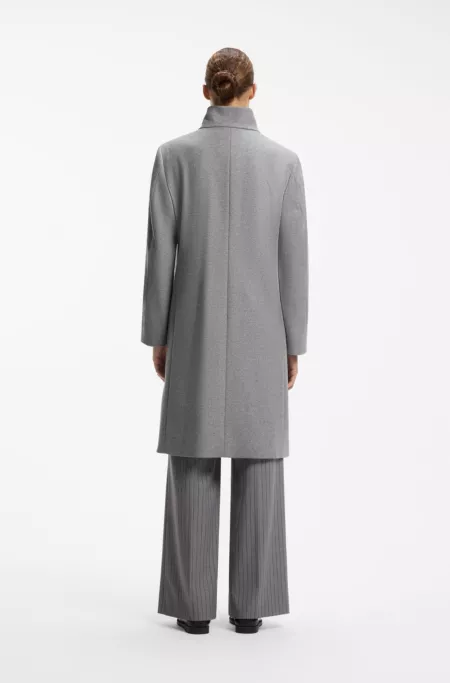 Manteau Regular en laine mélangée