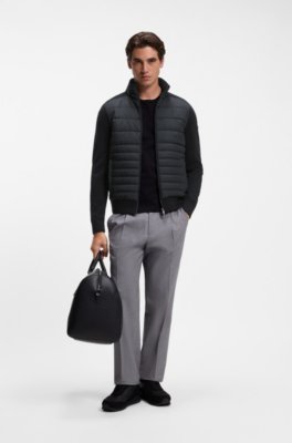 Zip-up jacket with padded front 2