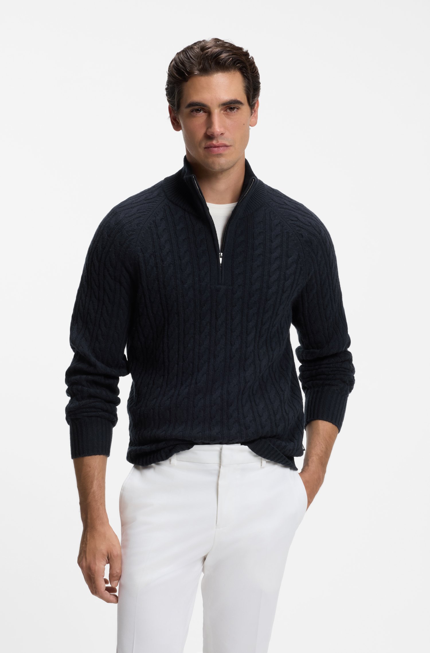 Boss Stickad tröja h-furore herr – bild 7