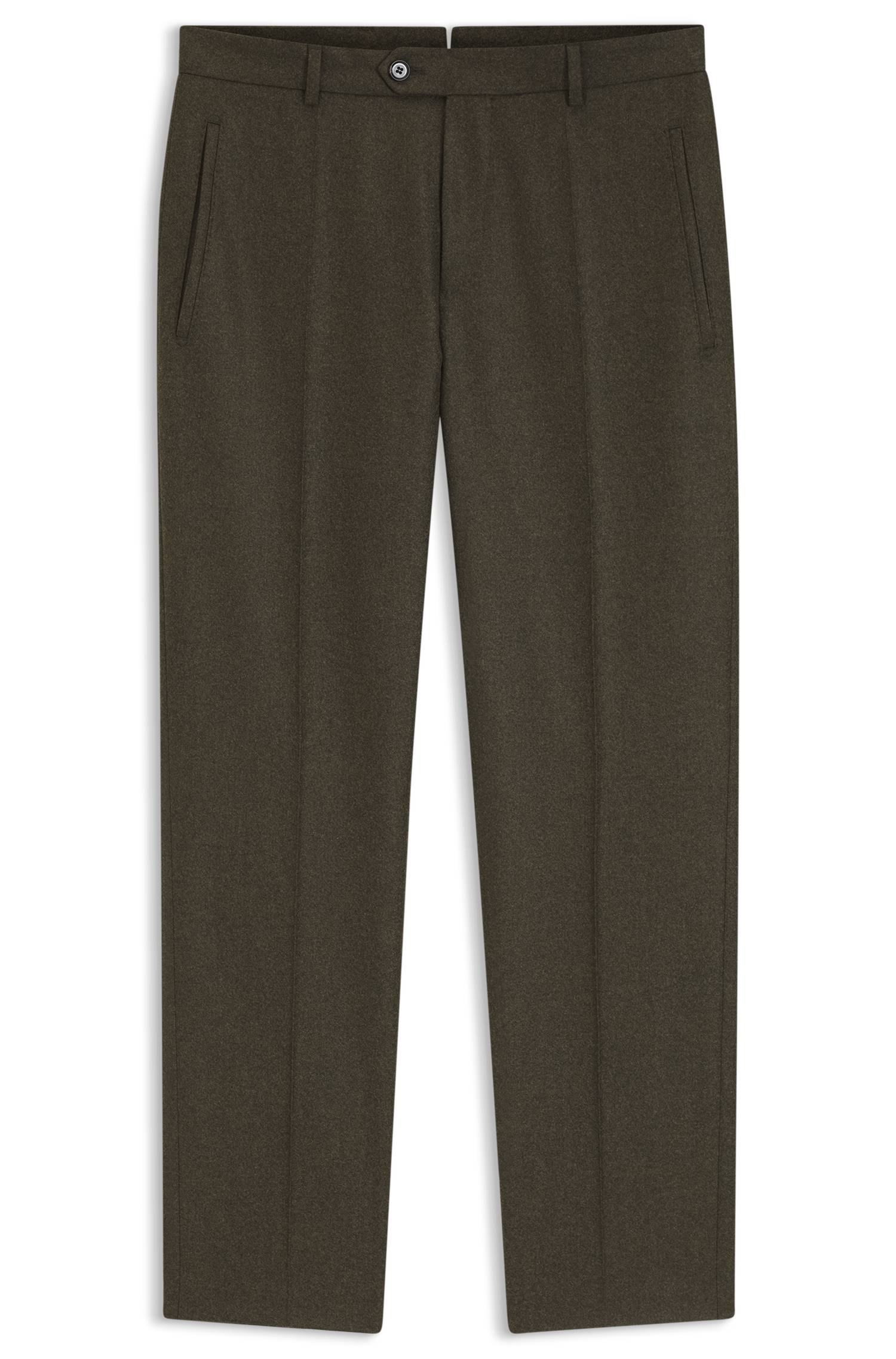 Boss Italian wool regular-fit trousers with cashmere byxor herr – bild 4