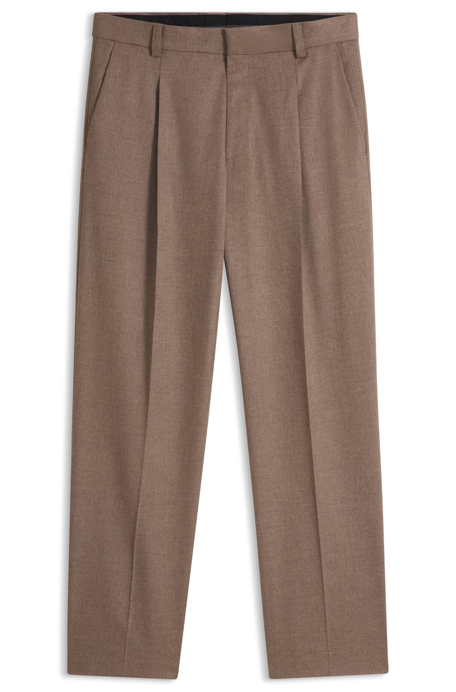 Hugo Stretch-flannel trousers in a modern fit byxor herr – bild 4
