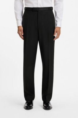Regular-fit formal trousers by Barberis