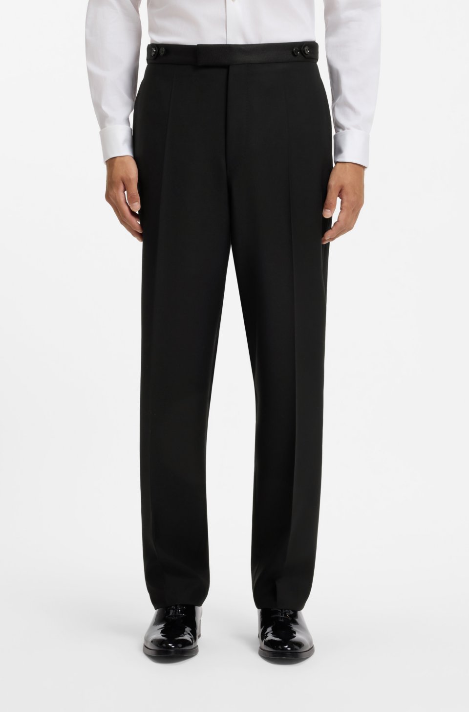 Regular-fit formal trousers by Barberis
