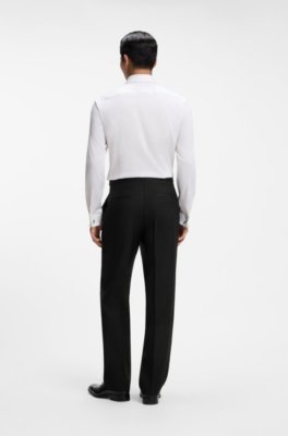 Boss Regular-fit formal trousers by Barberis kostymbyxor herr – bild 2