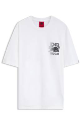 Hugo x RB T-shirt in cotton with bull motif herr – bild 4