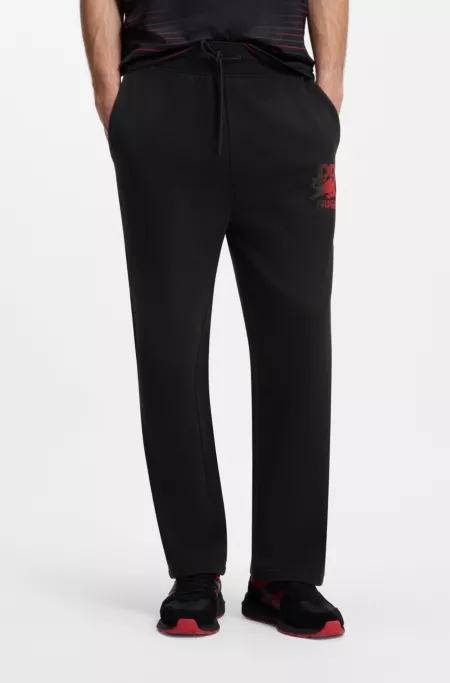 HUGO x RB tracksuit bottoms with bull motif