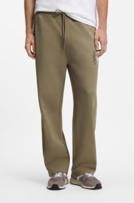 HUGO x RB tracksuit bottoms with bull motif, Light Brown