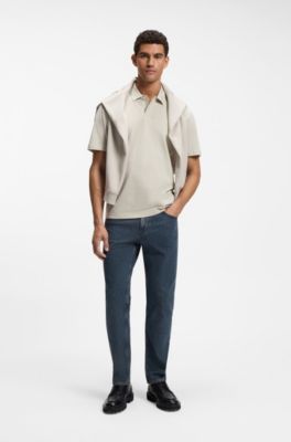 Maine regular-fit jeans in comfort-stretch denim, Dark Blue