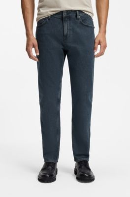 Maine regular-fit jeans in comfort-stretch denim, Dark Blue