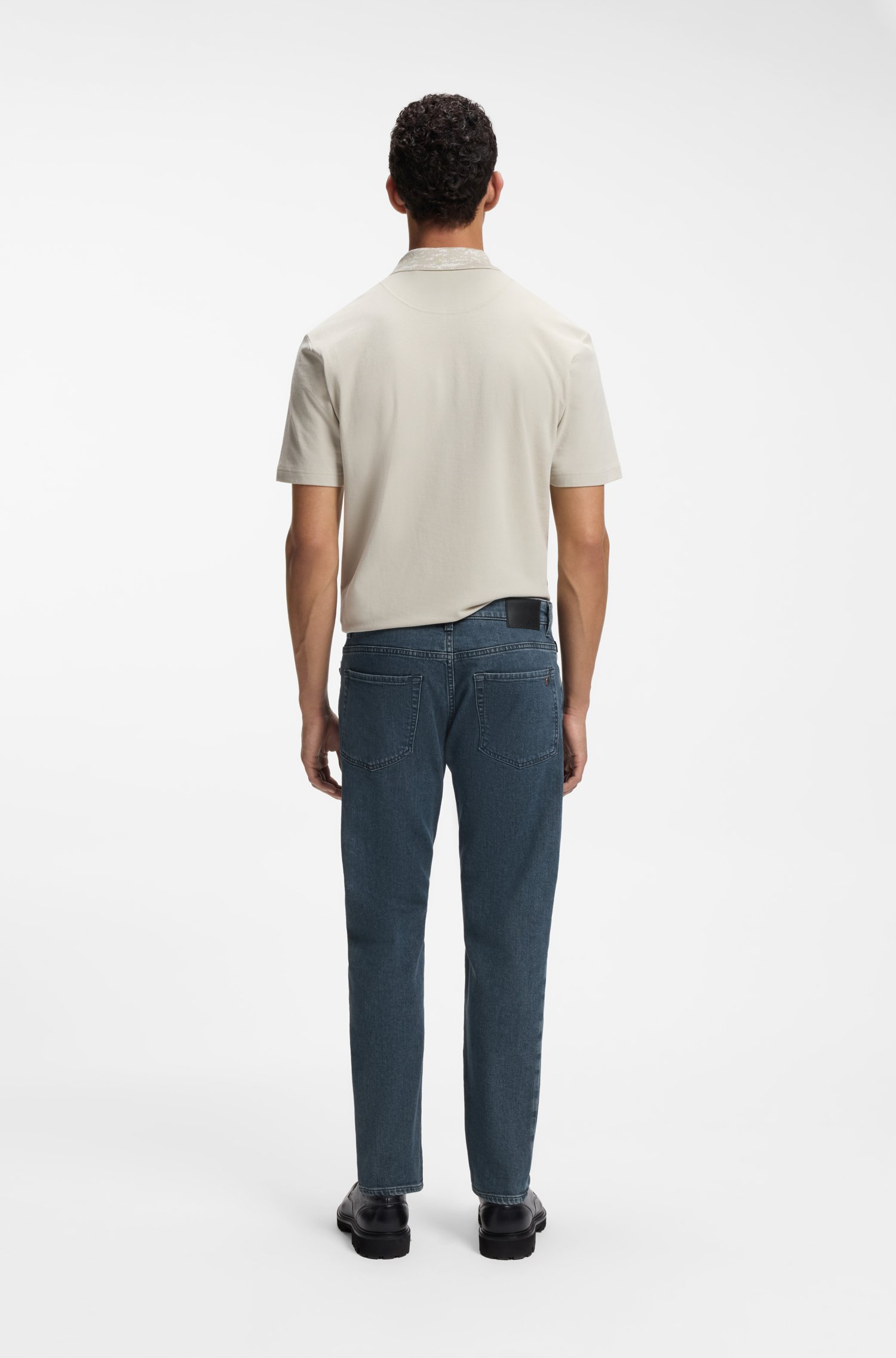 Boss Maine regular-fit jeans in comfort-stretch denim herr – bild 2
