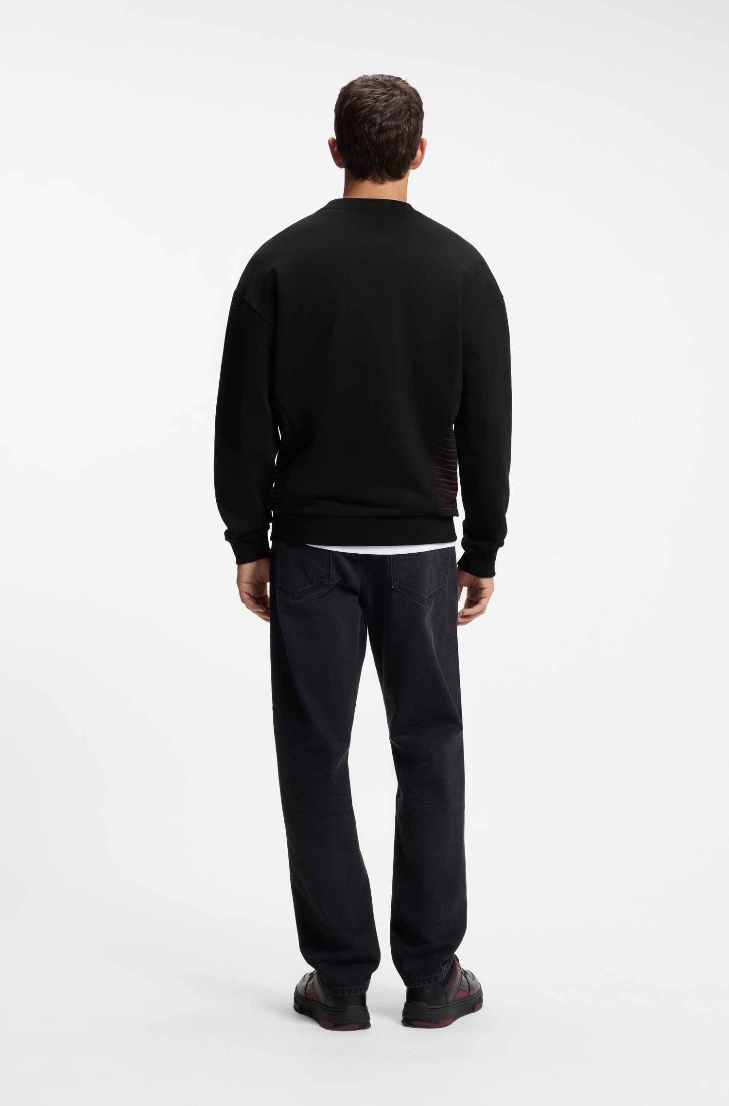 Hugo x RB sweatshirt in cotton with bull motif herr – bild 3