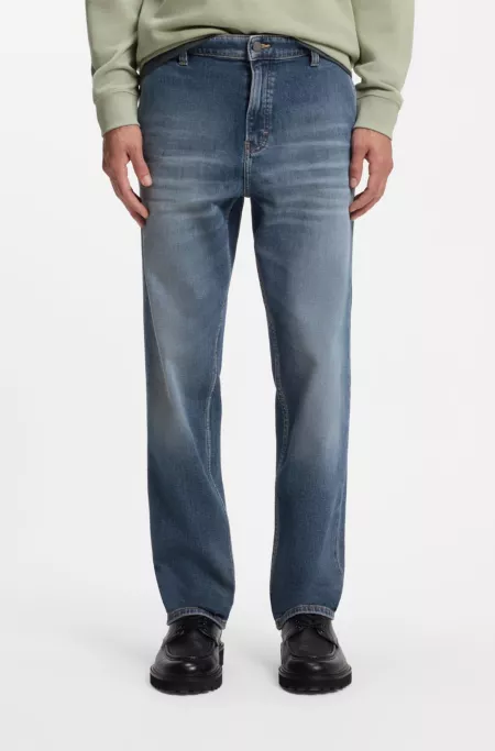 Jean Regular en denim stretch confortable bleu