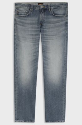 Delaware slim-fit jeans in blue comfort-stretch denim, Blue