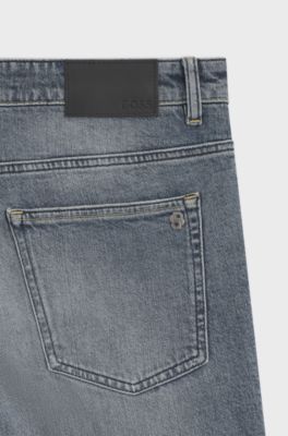 Delaware slim-fit jeans in blue comfort-stretch denim, Blue