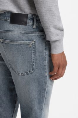 Delaware slim-fit jeans in blue comfort-stretch denim, Blue