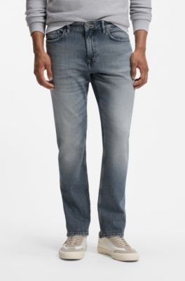 Delaware slim-fit jeans in blue comfort-stretch denim, Blue