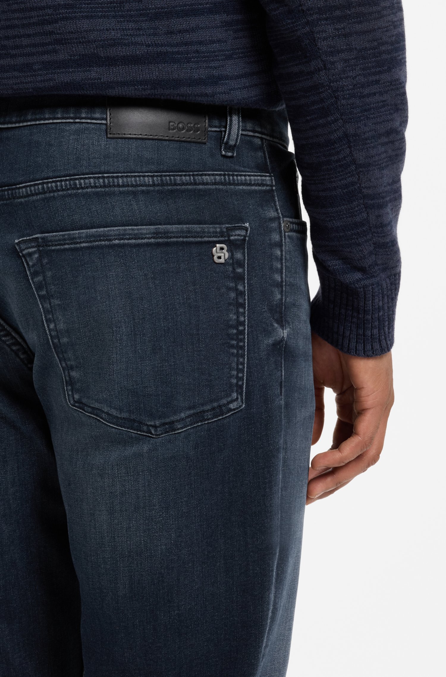 Boss Re.maine Bo straight leg jeans herr – bild 9