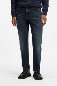 Maine Jean Regular en denim super stretch bleu, Bleu fonc&eacute;