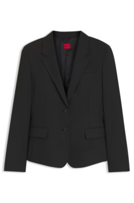 Regular-fit blazer in stretch fabric