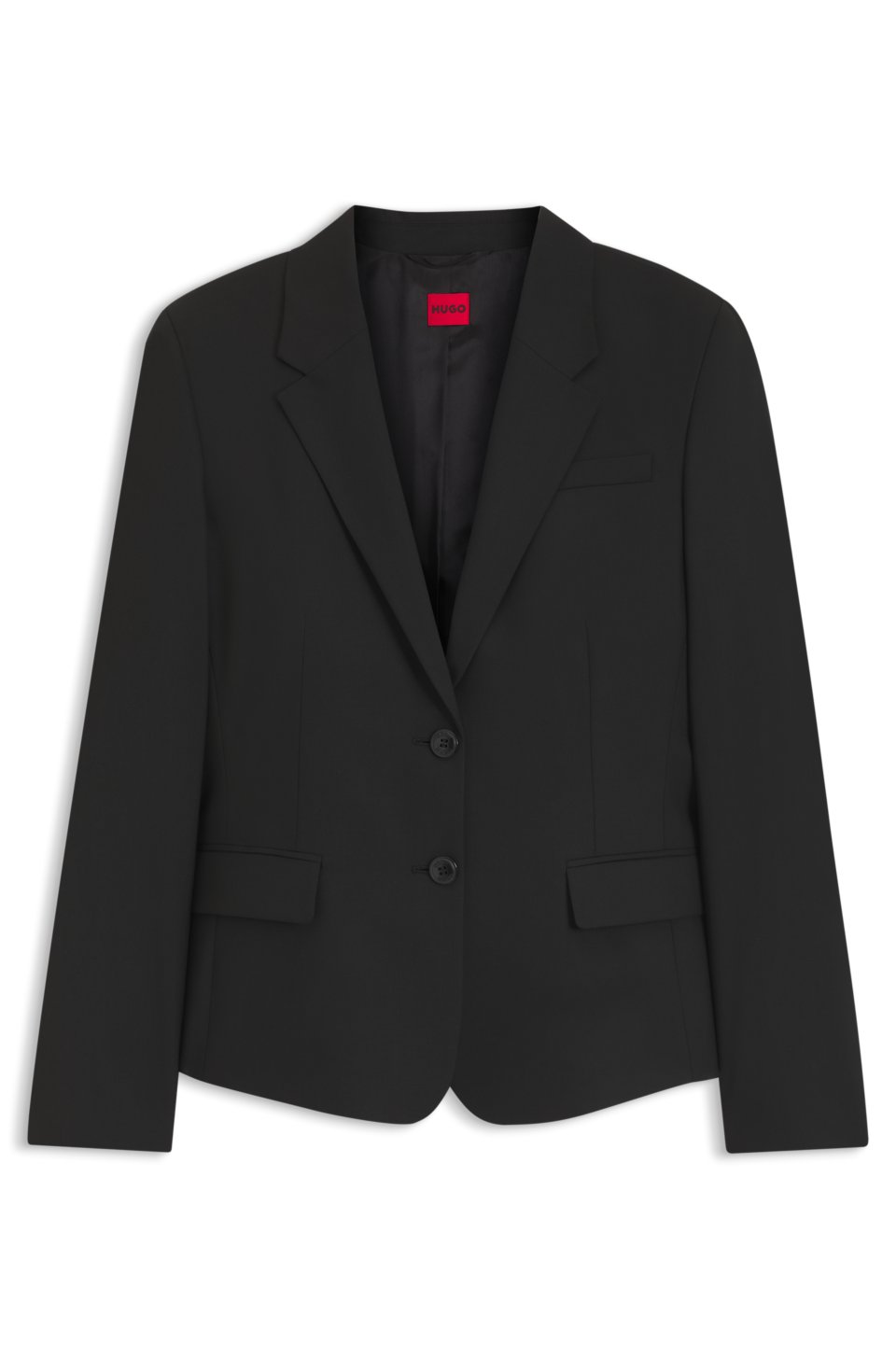 Regular-fit blazer in stretch fabric