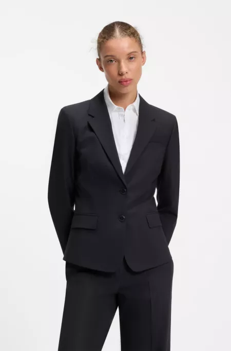 Blazer Regular en tissu stretch
