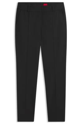 Hugo Slim-fit cropped trousers in stretch fabric kostymbyxor dam – bild 4