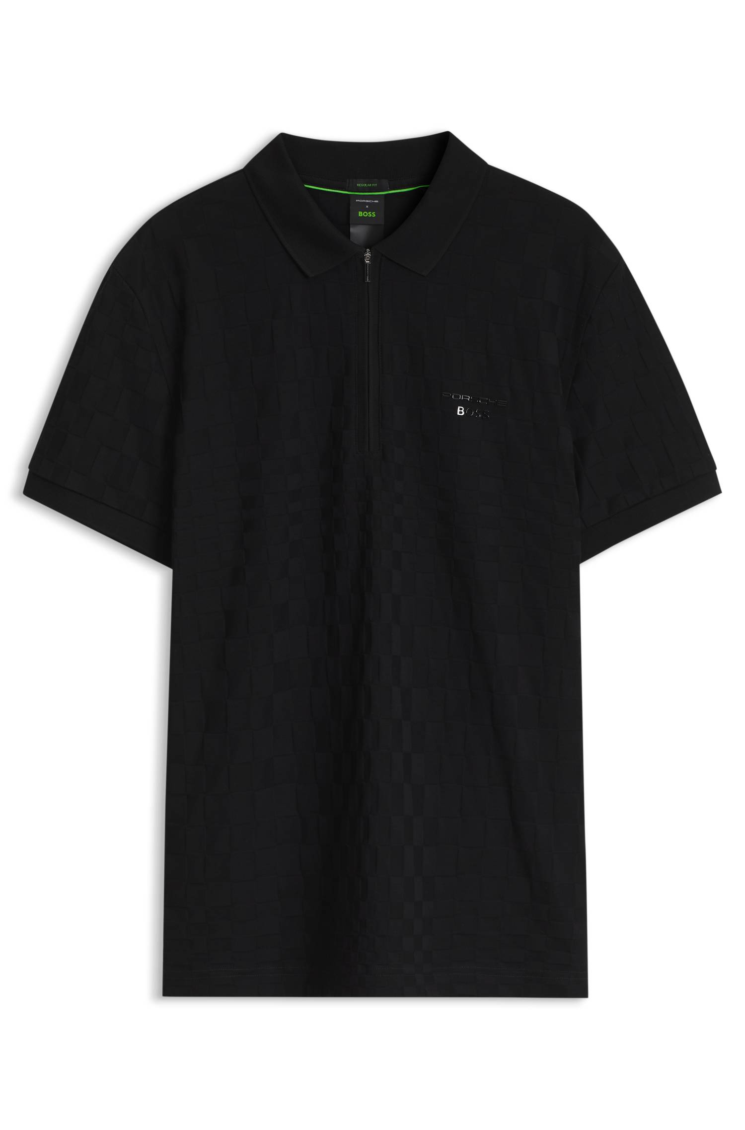 Boss Porsche x polo shirt with Pasha pattern pikéer herr – bild 4