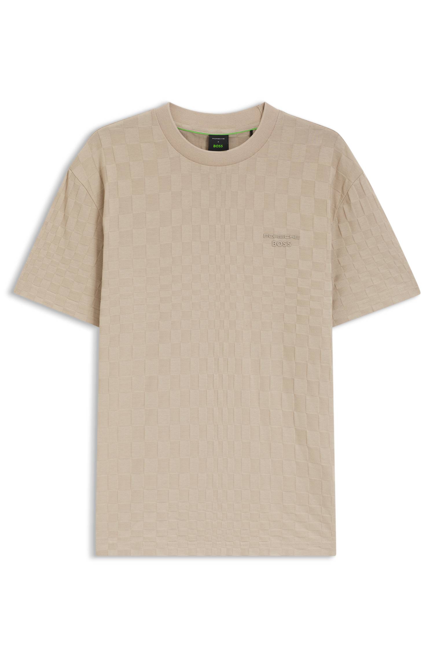 Boss Porsche x cotton T-shirt with Pasha pattern herr – bild 4