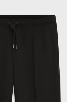 Porsche x BOSS Signature Edition relaxed-fit trainingsbroek, Zwart