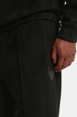 Porsche x BOSS Signature Edition relaxed-fit trainingsbroek, Zwart