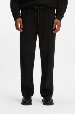 Porsche x BOSS Signature Edition relaxed-fit trainingsbroek, Zwart