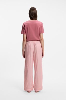Twill pyjama bottoms, Light Pink