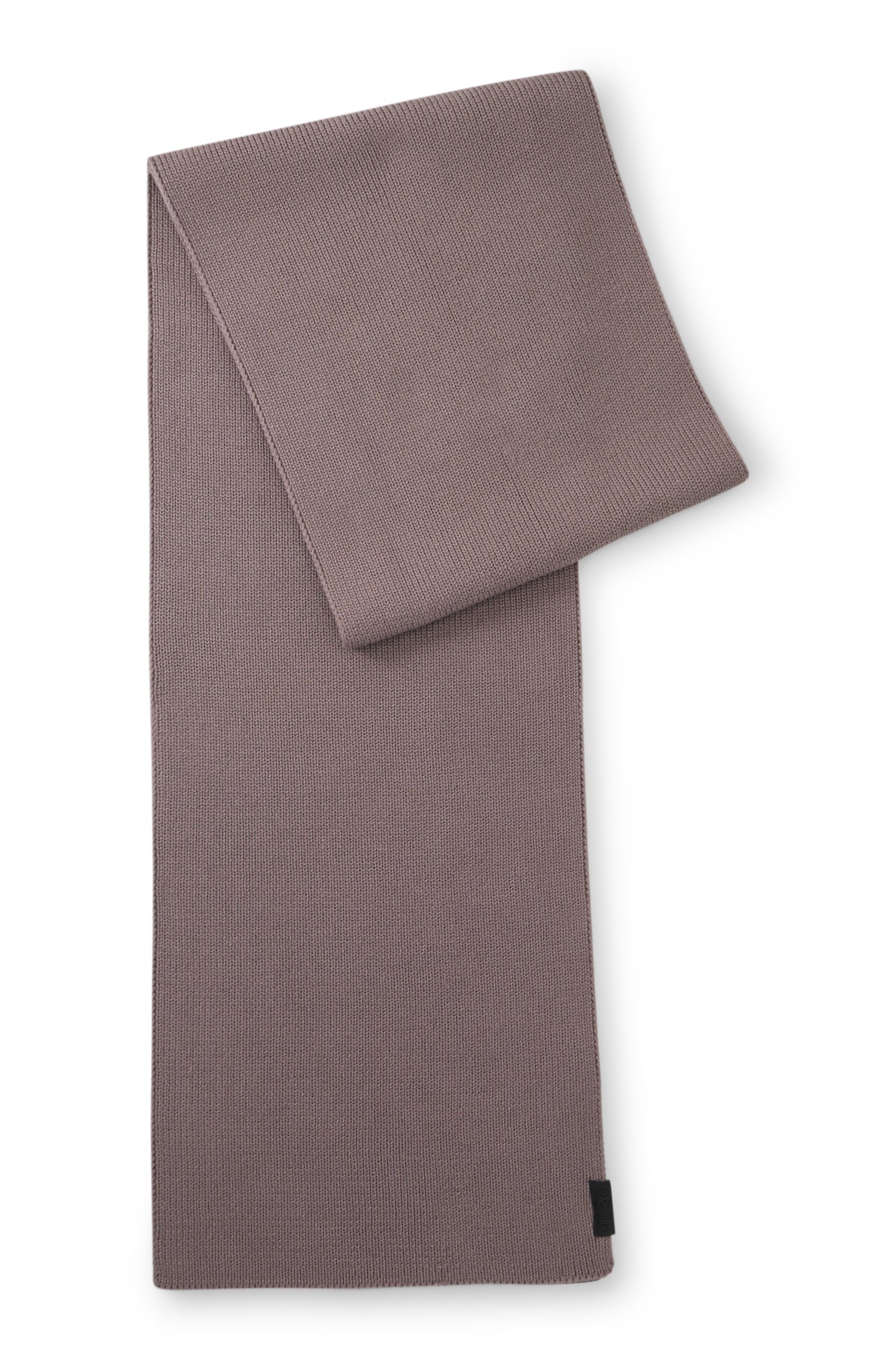 Hugo Cotton scarf with ribbed structure halsdukar & sjalar herr