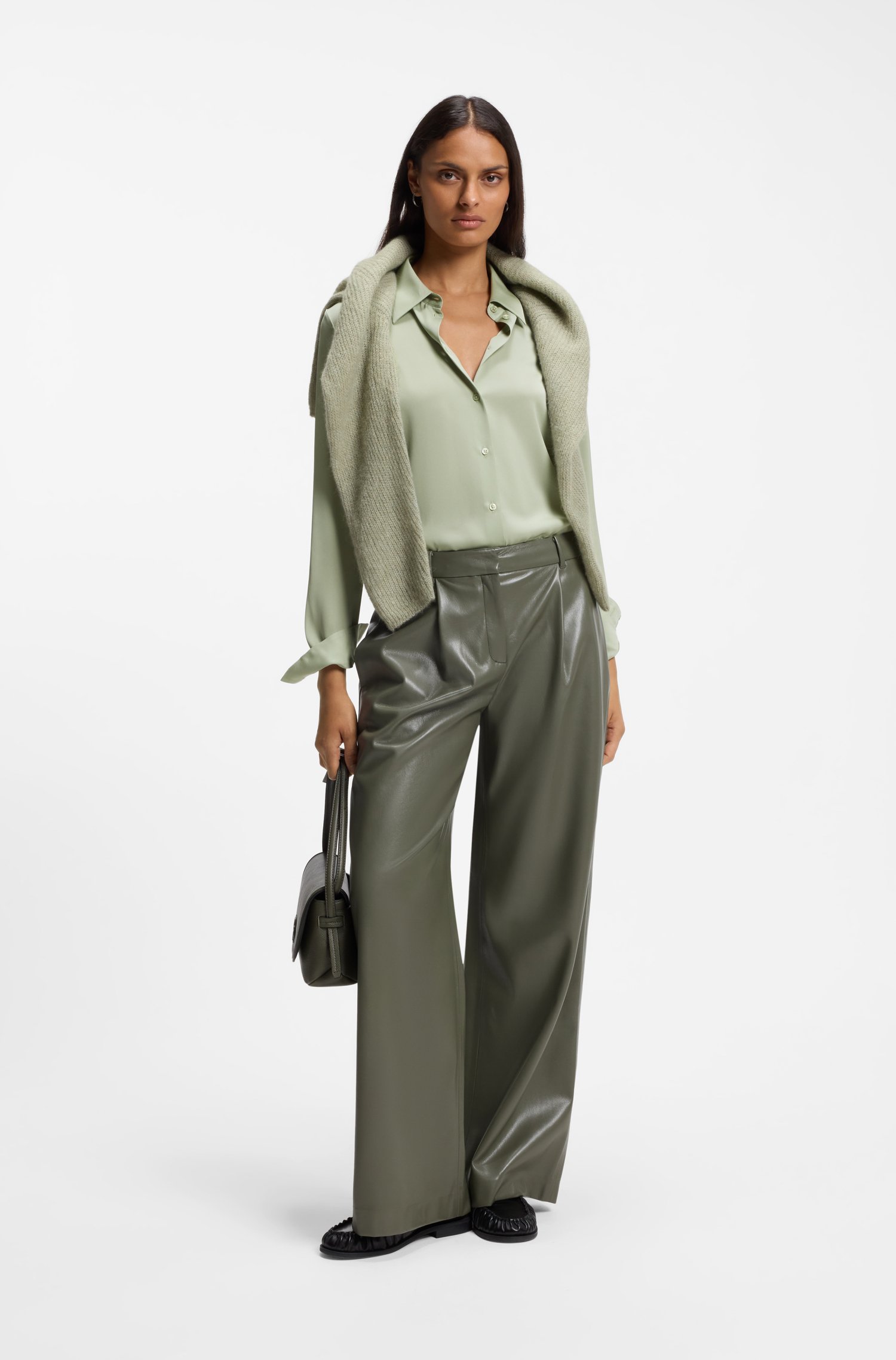 Boss Stretch-silk blouse skjortor & blusar dam – bild 2