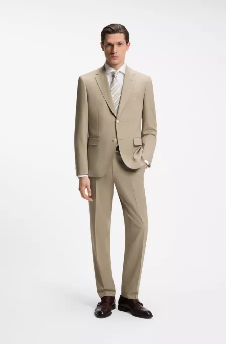 Two-piece regular-fit suit in easy-care fabric