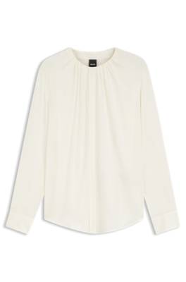 Boss Stretch-silk blouse blusar dam – bild 4