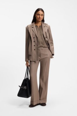 Boss Stretch-silk blouse blusar dam – bild 2