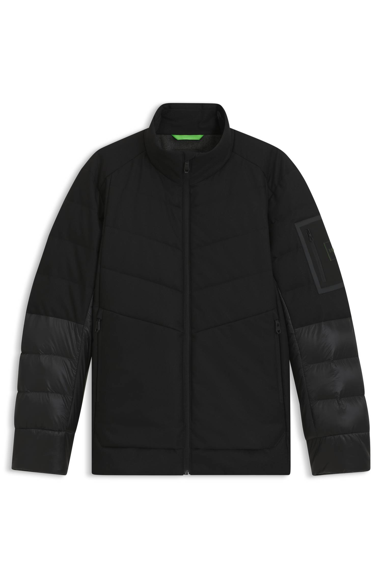 Boss Water-repellent jacket with down filling snörskor herr – bild 4