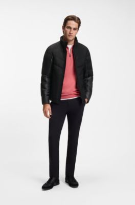 Water-repellent jacket with down filling, Black