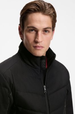 Water-repellent jacket with down filling, Black